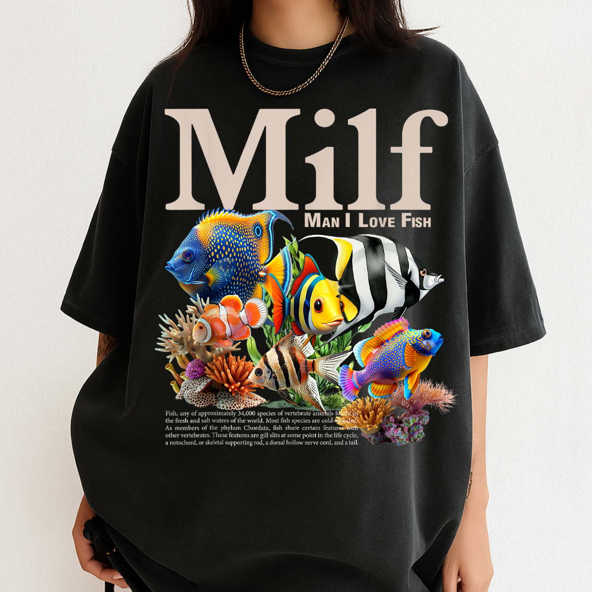 Funny MILF Man I Love Fish Comfort Colors® T-Shirt