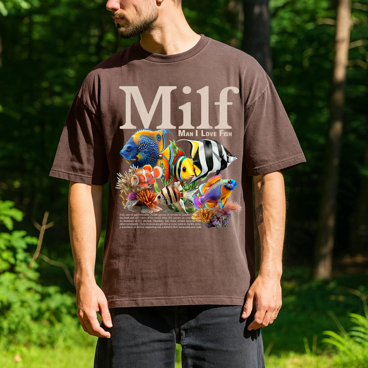 Funny MILF Man I Love Fish Comfort Colors® T-Shirt