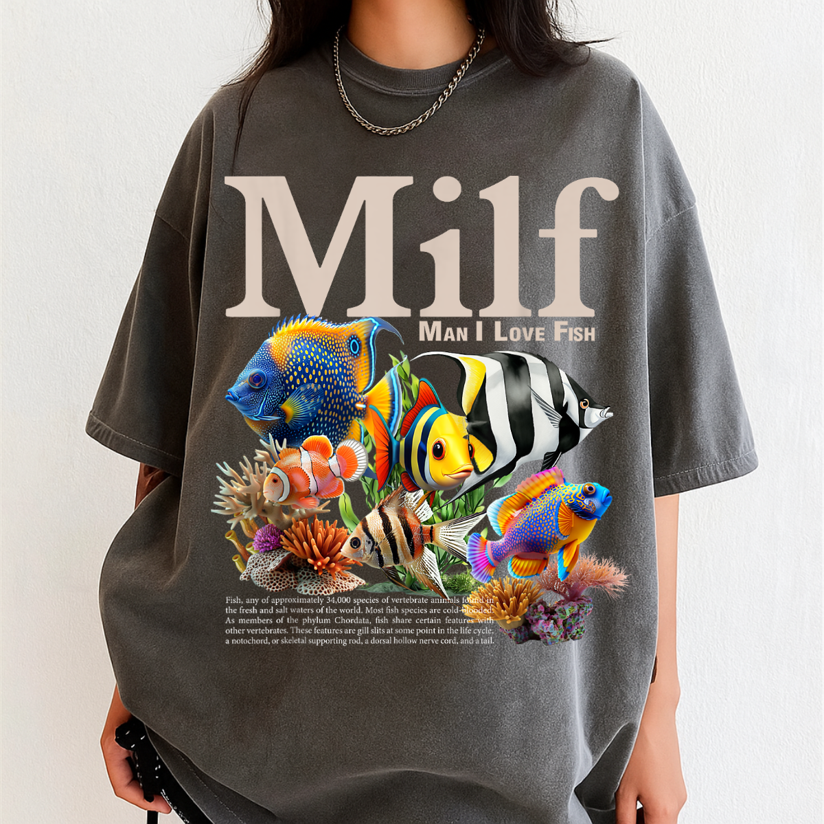 Funny MILF Man I Love Fish Comfort Colors® T-Shirt