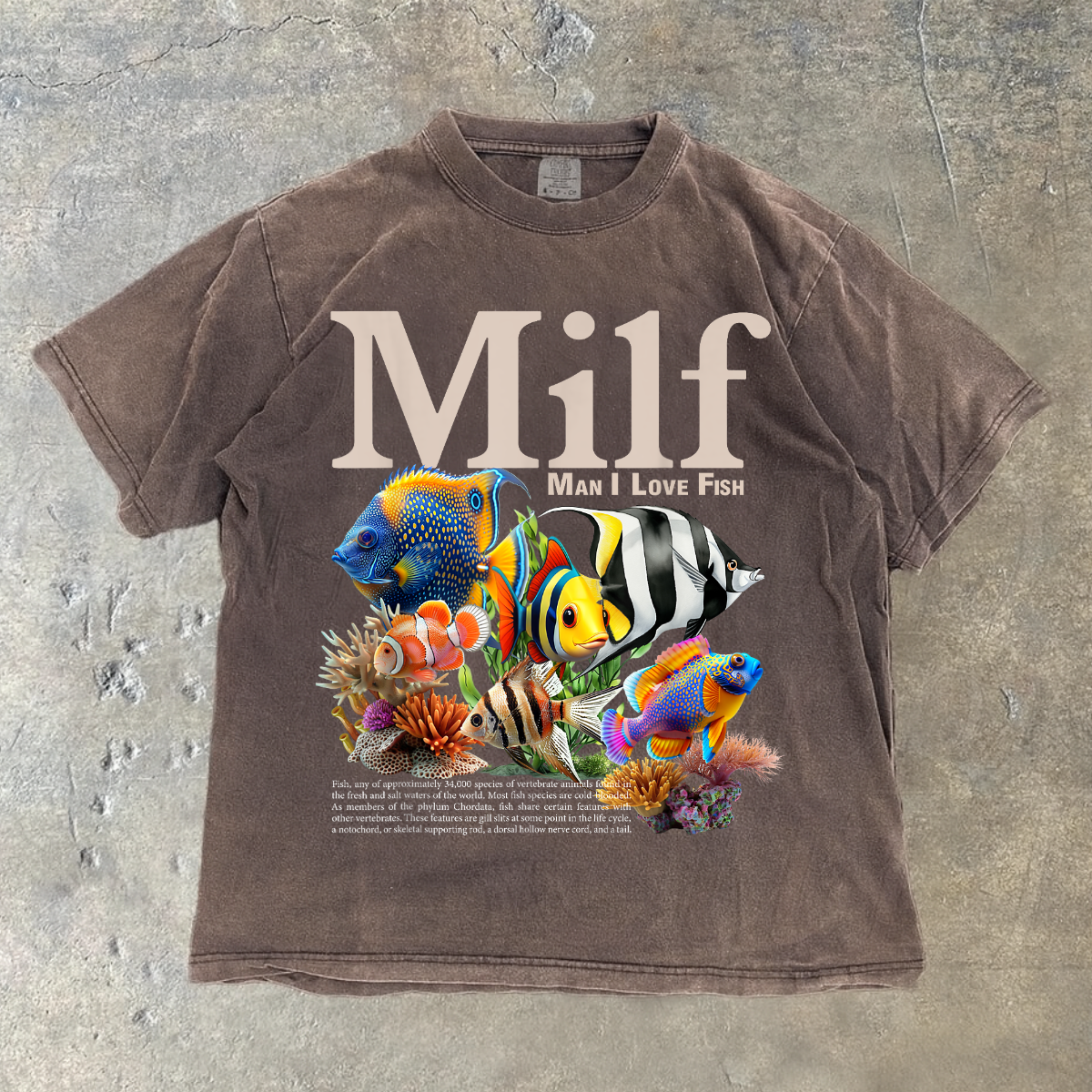 Funny MILF Man I Love Fish Comfort Colors® T-Shirt