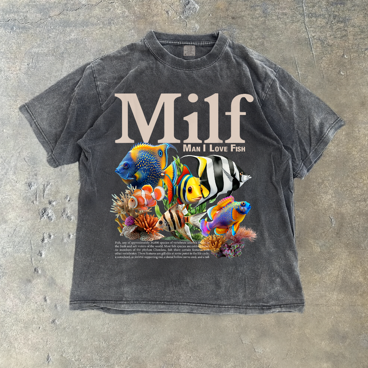 Funny MILF Man I Love Fish Comfort Colors® T-Shirt