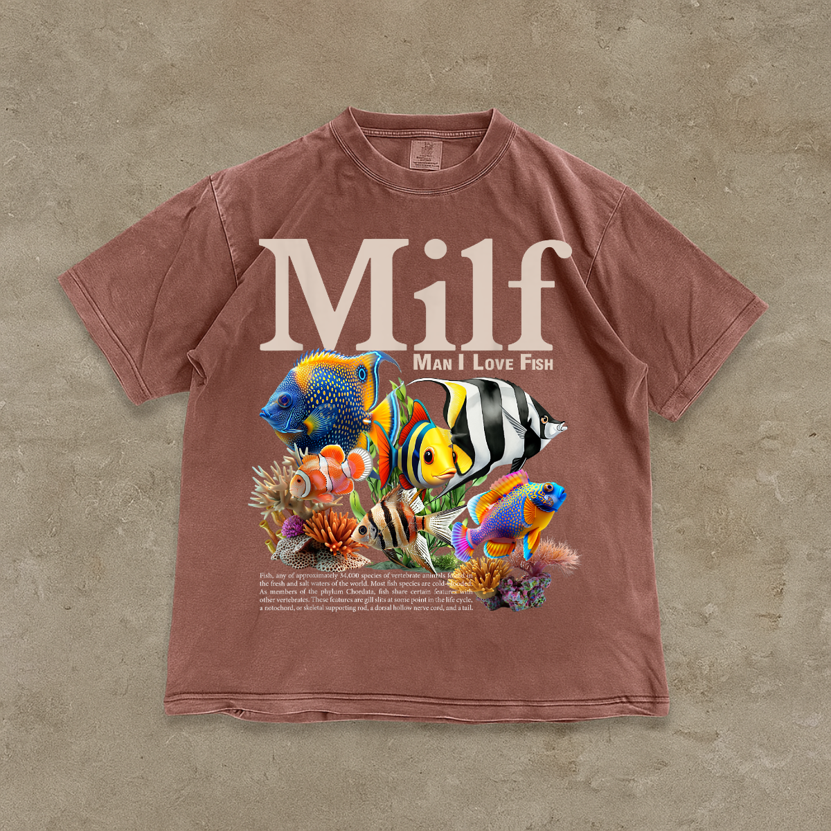 Funny MILF Man I Love Fish Comfort Colors® T-Shirt