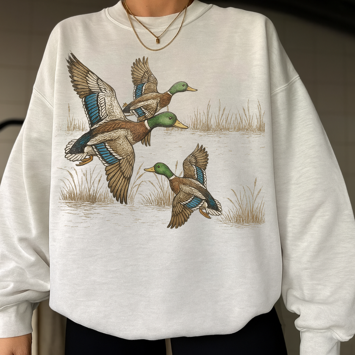 Duck Hunting 90s Vintage Sweatshirt