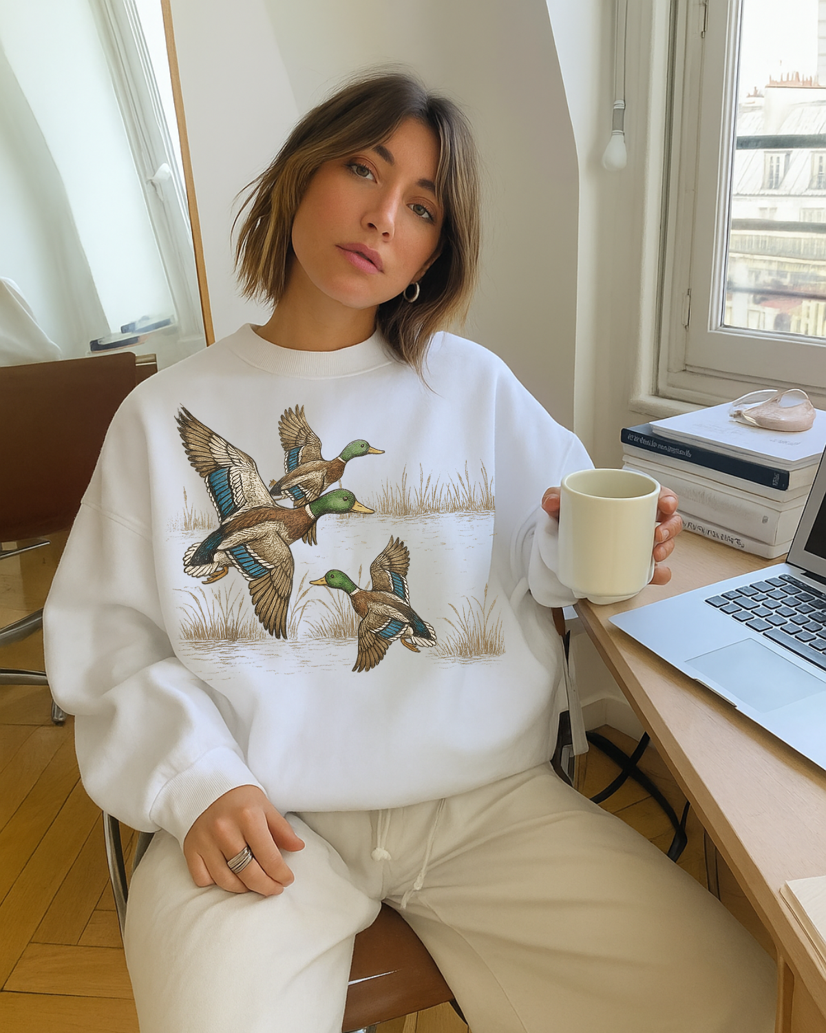 Duck Hunting 90s Vintage Sweatshirt