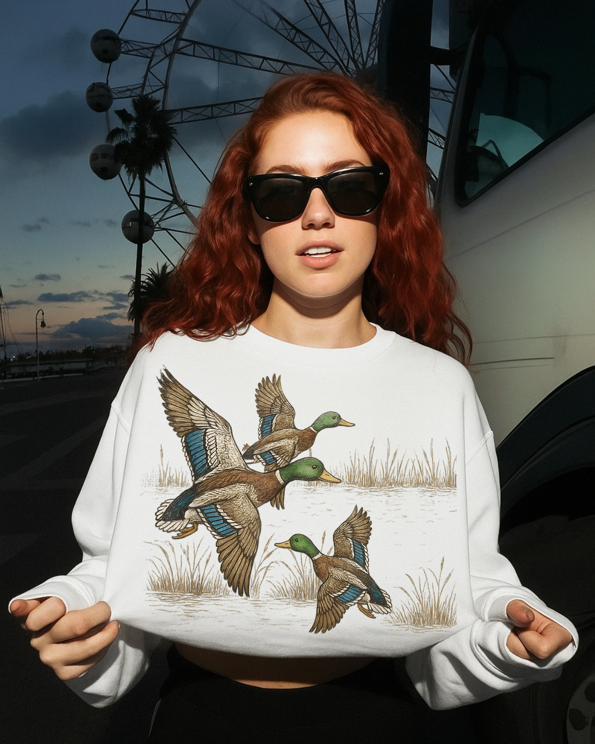 Duck Hunting 90s Vintage Sweatshirt