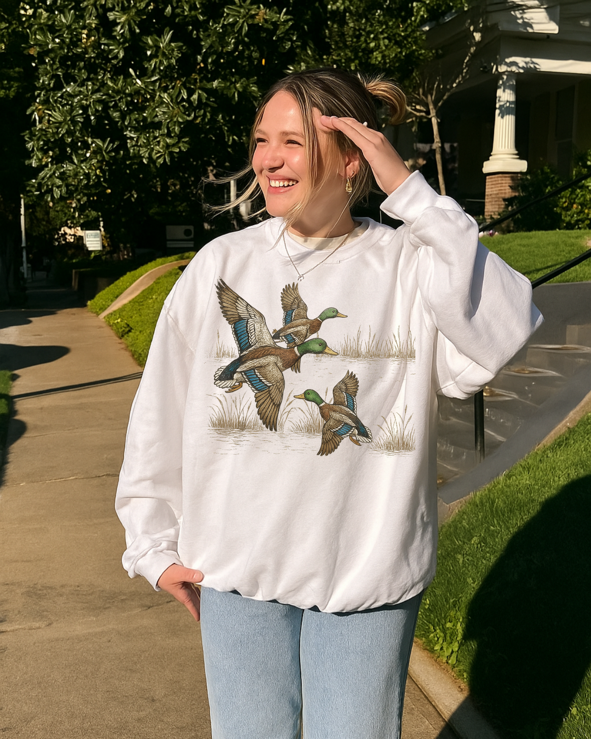 Duck Hunting 90s Vintage Sweatshirt