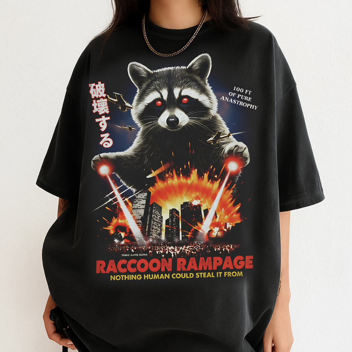 Raccoon Rampage Kaiju Urban Destruction Comfort Colors® Shirt